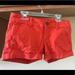 American Eagle Outfitters Shorts | American Eagle Orange Midi Stretch Shorts 00 | Color: Orange/Red | Size: 00