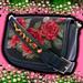 Kate Spade Bags | Kate Spade Crossbody Seeley Lane Rae Handbag Needlepoint Floral Design Black | Color: Black/Red | Size: Os