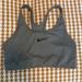 Nike Intimates & Sleepwear | Nike Dri-Fit Racerback Sports Bra | Color: Gray | Size: L