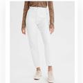 American Eagle Outfitters Jeans | American Eagle Mom Jeans White. Size 8 Short | Color: White | Size: 8p