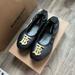 Burberry Shoes | Burberry Women’s Laura Ballet Flats, Black Leather, Size Eur 36.5, Retail $720 | Color: Black | Size: 6