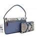 Kate Spade Bags | Kate Spade Leila Convertible Leather Mini Pachette Bag & Slim Bifold Wallet Blue | Color: Blue | Size: Os
