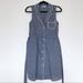 Anthropologie Dresses | Anthropologie Lark & Wolff Button Front Dress | Color: Blue/White | Size: Xs