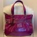 Coach Bags | Nwot Coach Poopy Daisy Liquid Gloss Tote Bag Purse Tote | Color: Pink/Purple | Size: Os