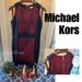 Michael Kors Dresses | Mk Cheetah Dress | Michael Kors Size 12 | Color: Black/Red | Size: 12