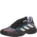 Adidas Shoes | Adidas Mens Barricade Tennis Shoes 11 Core Black/White/Blue Dawn | Color: Black | Size: 11