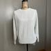 Athleta Sweaters | Athleta White Silver Metallic Pull Over Sweater Size Small Holiday Casual Office | Color: Silver/White | Size: S