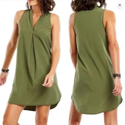 The North Face Dresses | North Face Destination Anywhere Green Dress - Nwt | Color: Green | Size: Xl