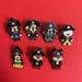 Disney Other | Disney World Pirates Of The Caribbean Trading Pins Mickey Minnie Goofy Pluto | Color: Black/Blue | Size: Os