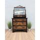 Vintage Three Drawer Chest Of Drawers With Mirror