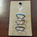American Eagle Outfitters Jewelry | Aeo Stacked 3 Ring Set Size 7 | Color: Gold/Red/Silver | Size: 7