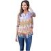 Anthropologie Tops | Anthropologie Fig And Flower Lavender Multicolor Boho/Peasant Blouse Size M | Color: Purple/Yellow | Size: M