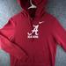 Nike Tops | Alabama Crimson Tide Nike Hoodie Sweatshirt Large Lightweight Red Long Sleeve | Color: Red | Size: L