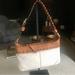 Coach Bags | Coach Bleecker Ivory Signature Jacquard Whipstitch Shoulder Bag Purse | Color: Brown/Cream | Size: Os