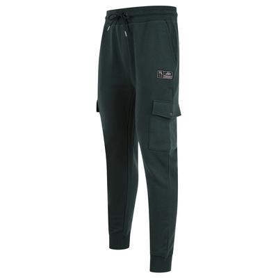 Sweatpants Phantom Multi-Pocket Cargo Style Cuffed Joggers in Dark Green / L - Tokyo Laundry