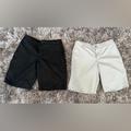 Under Armour Bottoms | Lot: Under Armour Boys Loose Dressy / Golf Shorts (2 Pairs: Gray & Black)-Size 8 | Color: Black/Gray | Size: 8b