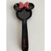 Disney Kitchen | Disney Kitchen Minnie Mouse Figure Spoon Rest Ceramic Red Black Bow New | Color: Black/Red | Size: Os