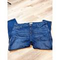Madewell Jeans | Madewell Women's Petite Slim Straight Jeans In Hammond Wash 37p Short | Color: Blue | Size: 37p