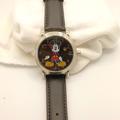 Disney Other | Leather Vtg Mickey Mouse Watch | Color: Black | Size: Os