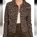 Nine West Jackets & Coats | Nine West Jeans- Animal Print Jacket. Front & Inside Pockets. Size Small | Color: Black/Gray | Size: S