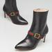 Gucci Shoes | Gucci Black Leather Sylvie Ankle Boots Size 5/35.5 | Color: Black | Size: 5