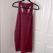 Athleta Dresses | Athleta Racerback Lined Dress Size Xs Burgundy | Color: Purple/Red | Size: Xs