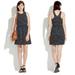 Madewell Dresses | Madewell Pierside Dress Striped Sleeveless Dress Pockets Preppy Size Xxs | Color: Black/White | Size: Xxs
