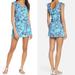 Lilly Pulitzer Pants & Jumpsuits | Lilly Pulitzer Alessa Romper Skort Dress Xxs | Color: Blue/White | Size: Xxs