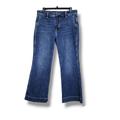 J. Crew Jeans | J.Crew Jeans Wide Leg Denim Casual Pants Flare Bell Leg Stretch Size 30 Petite | Color: Blue | Size: 30p