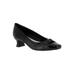 Women's Waive Pump by Easy Street® in Black Patent (Size 5 1/2 M)