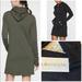 Athleta Dresses | Athleta Surrey Hills Cozy Sweatshirt Hoodie Upf Lounge Travel Dress Black Xxs | Color: Black | Size: Xxs