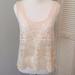 Urban Outfitters Tops | Euc Urban Outfitters Kimchi Blue M/L Lace Crop Top | Color: Cream | Size: L