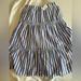 J. Crew Skirts | Nwt J.Crew Striped Tiered Skirt Size M Fully Lined Pockets Blue White | Color: Blue/White | Size: M