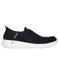 Skechers Men's Slip-ins: GO WALK Max - Beach Casual Sneaker | Size 8.5 | Black/White | Textile/Synthetic | Machine Washable