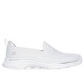 Skechers Women's GO WALK 7 - Vina Slip-On Shoes | Size 7.0 | White | Textile/Synthetic | Vegan | Machine Washable