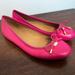 Coach Shoes | Coach Pink Bow Ballet Flats Size 8b Lightly Worn | Color: Gold/Pink | Size: 8