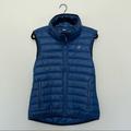 Nike Jackets & Coats | Nike Womens Blue Down Puffer Vest Sz.Xs | Color: Black/Blue | Size: Xs