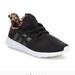 Adidas Shoes | Adidas Cloudfoam Sneaker With Animal Print Detail | Color: Black/Tan | Size: 6.5