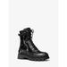 Michael Kors Shoes | Michael Kors Rowan Embellished Leather Lace-Up Boot 9 Black (Black) New | Color: Black | Size: 9