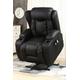 Caesar Single Motor Rise Recliner Bonded Leather Heat & Massage Chair