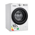 LG F4WR5011A6F Intelligente Waschmaschine AI Direct Drive, Dampfgarer, 11 kg, 1400 U/min, 10% effizienter als A, Serie 500, Weiß
