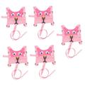 ERINGOGO Toddler Harness Leash 5 Sets Baby Leash Baby Strap Carrier Child Safety Harness Baby Harness with Leash Anti Lost Wrist Link Baby Carrier Anti-Lost Bag Toddler Cloth Pink Cartoon