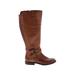 Marc Fisher Boots: Brown Solid Shoes - Women's Size 5 1/2 - Round Toe
