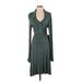 Molly Casual Dress - Wrap: Green Dresses - Women's Size Small