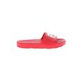 FILA Sandals: Slip-on Platform Casual Red Shoes - Women's Size 9 - Open Toe