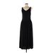 Rag & Bone Casual Dress - A-Line V Neck Sleeveless: Black Solid Dresses - Women's Size Medium