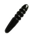 Gift for Family Natural Quartz Crystal Massage Wand Rose Quartz Massage Wand Large Crystal Stone Lucky Stone (Color : Black Spiral Shape 1)