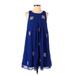 Leifsdottir Casual Dress - A-Line: Blue Dresses - Women's Size 4