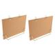 NUOBESTY 2 Sets Creative Desktop Cork Board Decor Display Message Board Reminder Message Board Display Bulletin Board Creative Bulletin Board Display Items Old Style White Office Cork*1