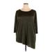 INC International Concepts Short Sleeve T-Shirt: Green Tops - Women's Size 2X